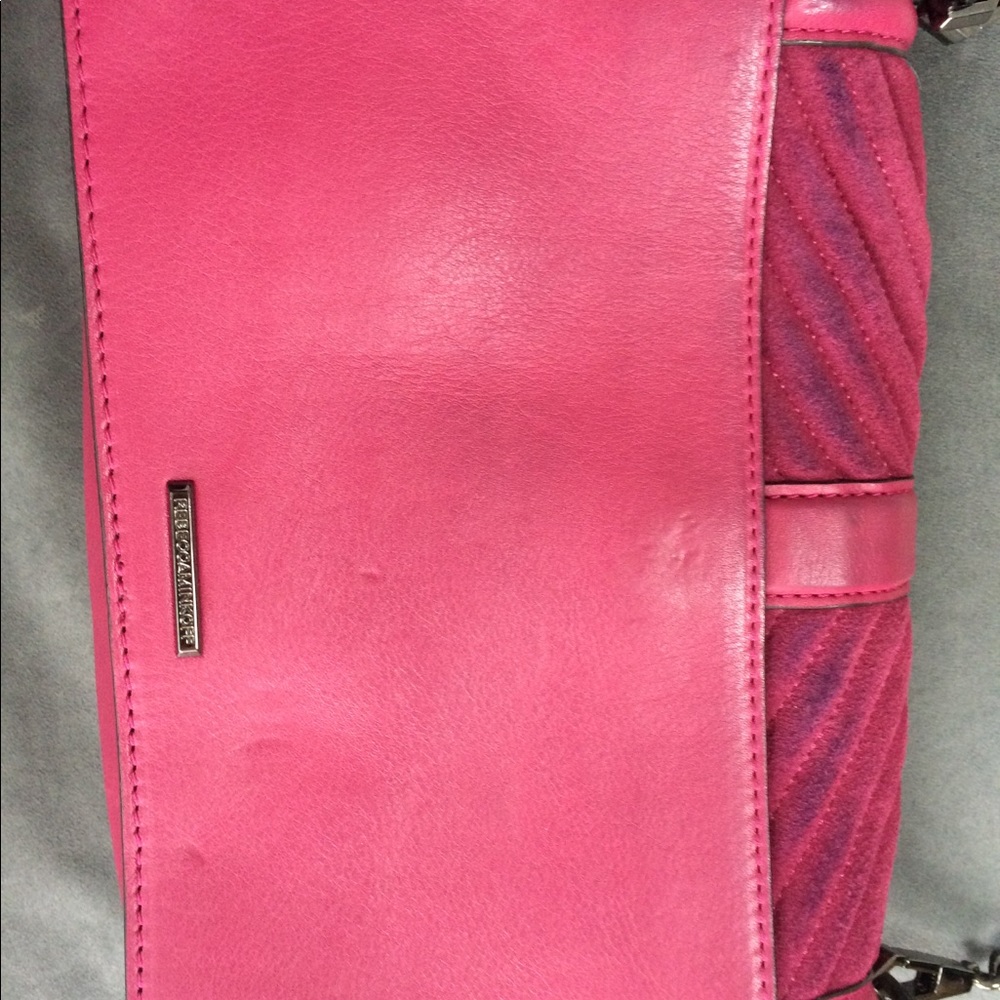 Rebecca Minkoff Crossbody Chevron Suede w/Tassle - Picture 9 of 13